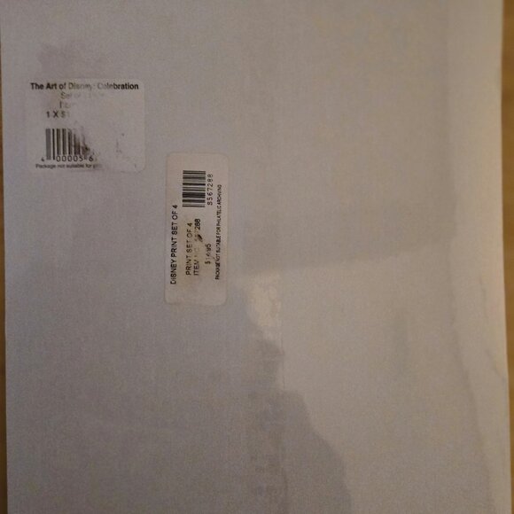 The Art of Disney Celebration 4 8 x 10 prints/stamps - Picture 2 of 2